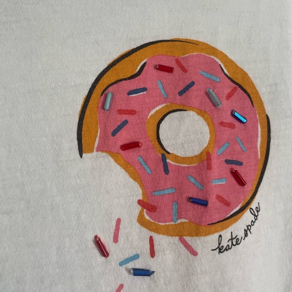 Kate Spade Coffee Break T-shirt - size medium - Picture 4 of 7